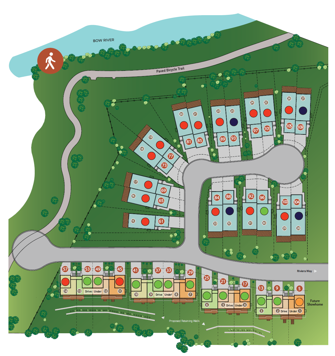 River Pointe VIllas Map