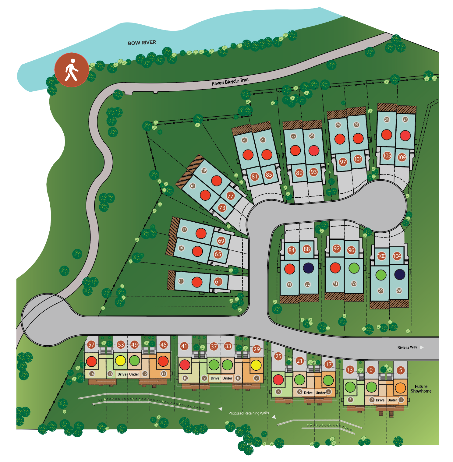 River Pointe Villas Map
