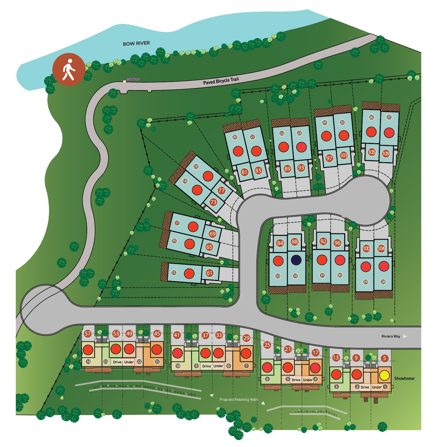 River Pointe Villas Towns Map